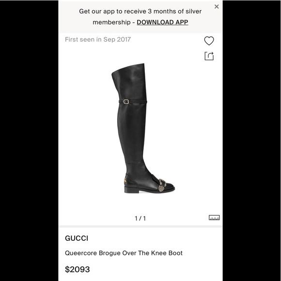 Queercore Brogue Over The Knee Boots / NWB - Picture 10 of 12